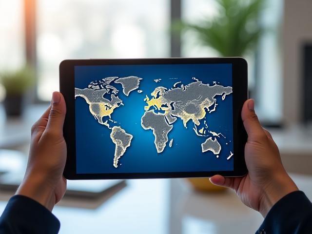 KI-generiertes Verkaufs- und Marketingvideo auf einem Tablet