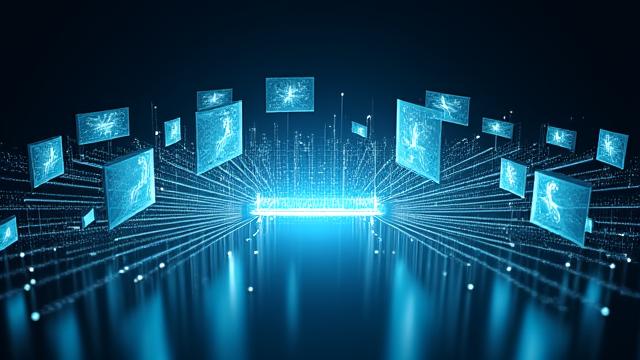 Dynamische Visualisierung der KI-Videoproduktion von Zenit Media