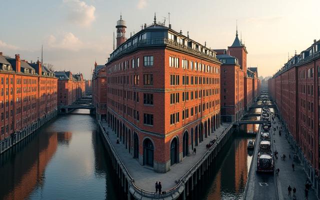 Zenit Media Bürogebäude in der Hamburger Speicherstadt